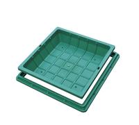 Copertura invisibile per pozzetto da incasso, 80 x 80 cm, per fossa settica e campo di drenaggio, durevole coperchio di accesso per la gestione di stagni e acque reflue