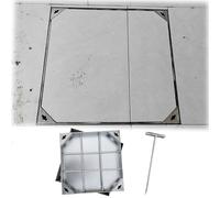 Copertura invisibile resistente per botola, coperture durevoli per bacino delle acque luride per uso esterno in scuole e aree residenziali, soluzione personalizzabile per coperchio fognario