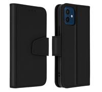 Copertura IPHONE 12 Mini Pelle Porta Funzione Supporto Premium Nero