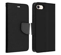 Copertura IPHONE 7, 8 E Se 2020 Custodia Supporto Auto Funzione Video Fancy Nero