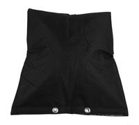 Copertura isolante anti-riflusso con chiusura resistente al vento e passanti in metallo per proteggere contro i danni del freddo (nero, 43 x 53 cm)