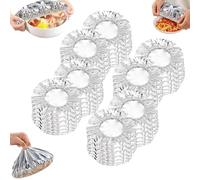 Copertura isolante for alimenti in alluminio a scomparsa, coperture regolabili for alimenti in alluminio, coperchi con protezione termica in, resistenti all'olio(40)