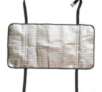 Copertura isolante in lamina di alluminio per condizionatore d'aria esterna, resistente alle intemperie, termoriflettente, parasole, parapioggia, per compressore AC, risparmio energetico (80 x 40 cm)