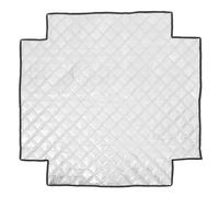 Copertura Isolante per Freezer 1 Pezzo Oxford | Alluminio Interno, Uso Domestico, per Frigoriferi e Vetrine Espositive, Resistente alle Intemperie, Colore Argento