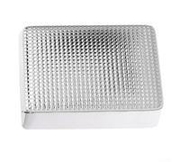 Copertura isolante per lucernario per camper - Parasole termico in lamina di alluminio con strato termoriflettente, 91 x 91 x 17 cm, argento