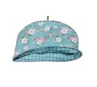 Copertura isolante per teiera in twill di cotone e imbottitura in poliestere per la conservazione del calore, design antipolvere con anello per appenderlo per una comodità di conservazione (2#)