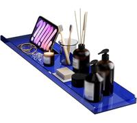 Copertura isolante per vasca da bagno Mensola da bagno, mensola in acrilico, organizer deluxe, può contenere libri, telefoni, candele, vino e compresse Copertura per contenitore per vasca da bagno