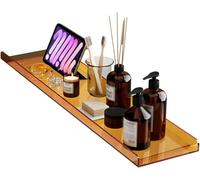 Copertura isolante per vasca da bagno Mensola da bagno, mensola in acrilico, organizer deluxe, può contenere libri, telefoni, candele, vino e compresse Copertura per contenitore per vasca da bagno