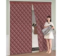 Copertura isolante termica per finestre per l'inverno, tenda oscurante per mantenere fuori il freddo o il caldo,risparmiare energia,kit per l'inverno con coperta per finestre,tende is brown 100*210cm