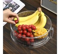 Copertura isolante trasparente per alimenti, design multistrato in plastica antipolvere per la conservazione della cucina mantiene il cibo fresco e pulito con funzione pieghevole salvaspazio (quattro