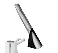 Copertura Isolante Tubi AC, Rivestimento Protettivo per Sfiato Tubazioni con Isolamento, Guaina Impermeabile Isolata 150 Cm Per Protezione Efficienza Energetica Durata Tubi