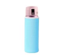 Copertura isotermica bottiglia di vetro - protezione in neoprene cinturino regolabile per mandrini da 0,5 a 1 litro | Custodia per escursioni e isolanti per escursioni, viaggi, sport e uso quotidiano
