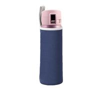 Copertura isotermica bottiglia di vetro - protezione in neoprene cinturino regolabile per mandrini da 0,5 a 1 litro | Custodia per escursioni e isolanti per escursioni, viaggi, sport e uso quotidiano