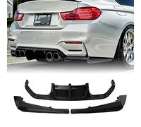Copertura laterale del labbro del diffusore del paraurti posteriore per BMW M3 M4 F80 F82 2015-2020 aspetto in fibra di carbonio