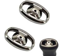 Copertura laterale per Daiwa per mulinelli da pesca ALPHAS per LT 21 SV 22 SV 25 BF AIR TW per 24 CS 21 Freams per LT Ichiyuki per LT Modelli LT Parte metallica (2 pezzi grigio)