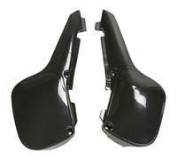 Copertura laterale UFO PLAST in 2 pezzi nera per Kawasaki KX 60ccm An. 1984-2003