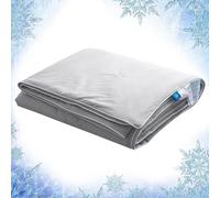 Copertura leggera, coperte fresche per i dormienti caldi | Raffreddamento Custodia morbida leggera e traspirante per campeggio, 50 x 70 pollici, portatile,