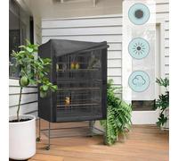 Copertura leggera per gabbia per uccelli, 48 x 48 x 102 cm, impermeabile e antipolvere, tessuto Oxford 210D, per la sicurezza degli animali domestici (97 x 61 x 122 cm)