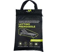 Copertura lettino prendisole Oxford PU 210D 200x70x40 cm nero Nero