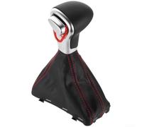 Copertura Leva per pu per A4 per a6 Copertura Leva per pu per(red line) | per pu per premium, plastica ABS robusta, colore nero, per trasmissione automatica, interno auto elegante