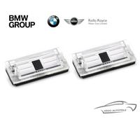 Copertura Luce Targa 3 Pezzi E46 51138236269 2x ORIGINALE BMW