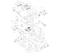 COPERTURA LUCI POSTERIORI FM 2370 3020100110400 ORIGINALE BLUE BIRD