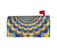 Copertura magnetica a spirale con illusione ottica per cassette postali, resistente ed elegante, impermeabile, facile da installare per tutte le stagioni