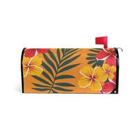 Copertura magnetica decorativa della cassetta postale di stile tropicale del fiore hawaiano per la cassetta postale magnetica unica di Patrick copre la copertura di formato standard estivo para buzon