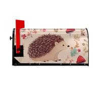 Copertura magnetica per cassetta delle lettere a forma di riccio, dimensioni standard 64,8 x 53,3 cm, copertura magnetica per cassetta postale, decorazione per la casa e il giardino