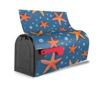 Copertura magnetica per cassetta delle lettere con stampa di stelle marine, impermeabile, facile installazione