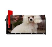 Copertura magnetica per cassetta postale a forma di barboncino francese, dimensioni standard, 53,3 x 45,7 cm, copertura magnetica per cassetta delle lettere, decorazioni per la casa e il giardino