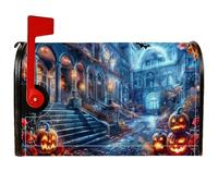 Copertura magnetica per cassetta postale a forma di zucca, copertura per cassetta della posta, decorazione per esterni, giardino, cortile, 53 x 64 cm