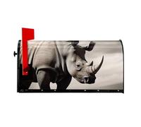 Copertura magnetica per cassetta postale con animali del Sud Africa, dimensioni standard 53,3 x 45,7 cm, copertura magnetica per cassetta postale, decorazione per la casa e il giardino