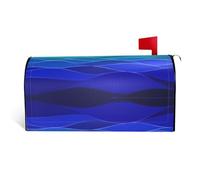 Copertura magnetica per cassetta postale con onde oceaniche con uccelli e stampa marittima, resistente ed elegante, impermeabile, facile da installare per tutte le stagioni