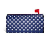 Copertura magnetica per cassetta postale con stampa a stelle e strisce, resistente ed elegante, impermeabile, facile da installare per tutte le stagioni