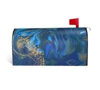 Copertura magnetica per cassetta postale con stampa astratta marmorizzata e pietra, durevole ed elegante, impermeabile, facile da installare per tutte le stagioni