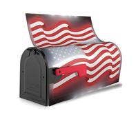 Copertura magnetica per cassetta postale con stampa bandiera americana, impermeabile, facile installazione
