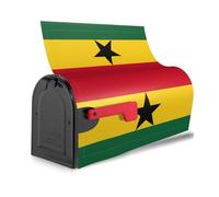 Copertura magnetica per cassetta postale con stampa bandiera del Ghana, impermeabile, decorazione per la casa