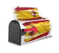 Copertura magnetica per cassetta postale con stampa con bandiera spagnola, decorativa, impermeabile, decorazione per la casa