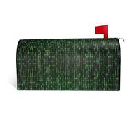 Copertura magnetica per cassetta postale con stampa dell'era hacker, durevole ed elegante, impermeabile, facile da installare per tutte le stagioni