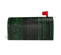 Copertura magnetica per cassetta postale con stampa dell'era hacker, durevole ed elegante, impermeabile, facile da installare per tutte le stagioni