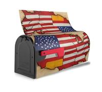 Copertura magnetica per cassetta postale con stampa di bandiera della Spagna americana, impermeabile, facile installazione