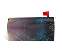 Copertura magnetica per cassetta postale con stampa di pianeti spaziali, con sistema solare, resistente ed elegante, impermeabile, facile da installare per tutte le stagioni