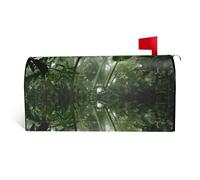 Copertura magnetica per cassetta postale con stampa di scena tropicale tropicale della giungla, resistente ed elegante, impermeabile, facile da installare per tutte le stagioni