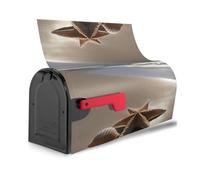Copertura magnetica per cassetta postale con stampa di stelle marine e conchiglie sabbiose con stampa decorativa impermeabile per la casa