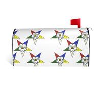 Copertura magnetica per cassetta postale con stampa di stelle orientali, resistente ed elegante, impermeabile, facile da installare per tutte le stagioni