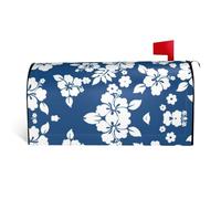 Copertura magnetica per cassetta postale con stampa floreale hawaiana, resistente ed elegante, impermeabile, facile da installare per tutte le stagioni