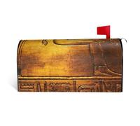 Copertura magnetica per cassetta postale con stampa geroglifica egiziana, resistente ed elegante, impermeabile, facile da installare per tutte le stagioni