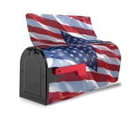 Copertura magnetica per cassetta postale con stampa patriottica con bandiera americana, impermeabile, facile installazione