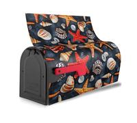 Copertura magnetica per cassetta postale decorativa impermeabile con stampa con stelle marine e conchiglie carine decorazioni per la casa